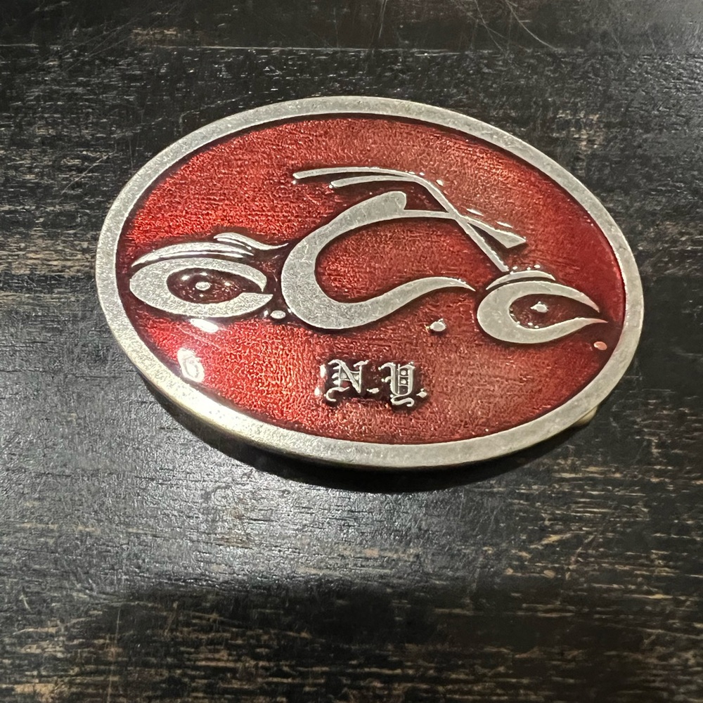 Orange County Chopper Belt Buckle - Officially Licensed - Red Color - Brand New